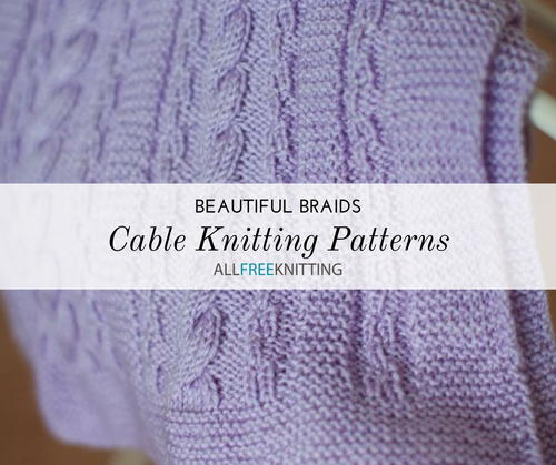 Aran Cable Free Knitting Stitch - Knitting Bee