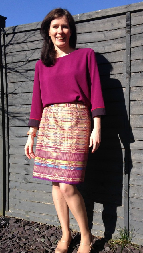 Wrap Skirt From a Sarong