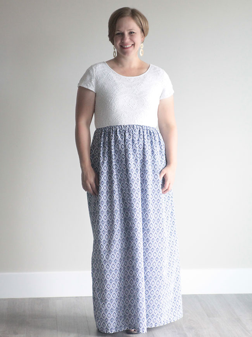 Cap Sleeve DIY Maxi Dress