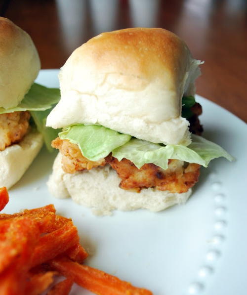 Copycat Chick-Fil-A Nuggets in a Slider