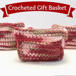 Easy Crochet Square Basket