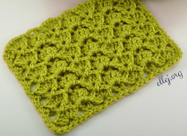 Sirtaki Relief Crochet Stitch