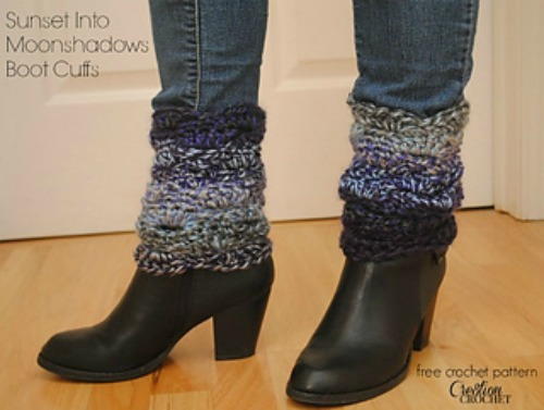 Sunset into Moonshadows Boot Cuffs