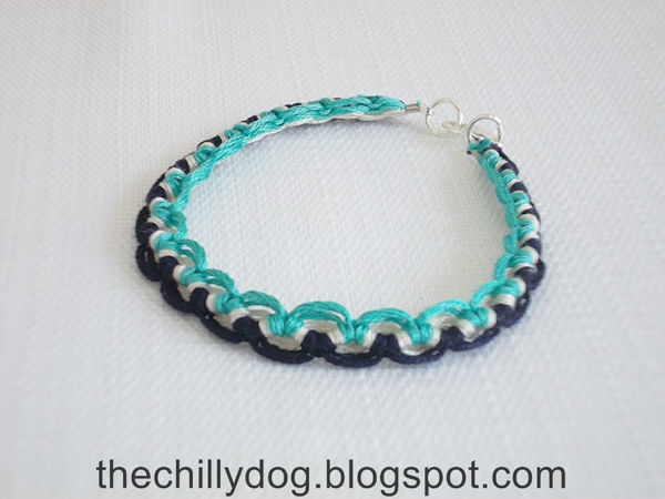 Ocean Waves Macrame Bracelet