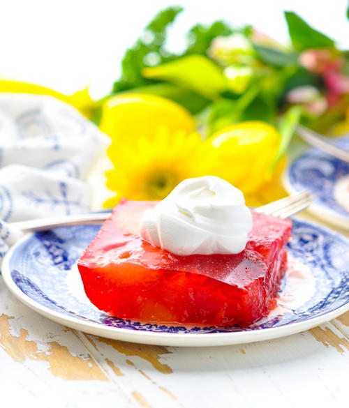 Strawberry Sunshine Jello Salad