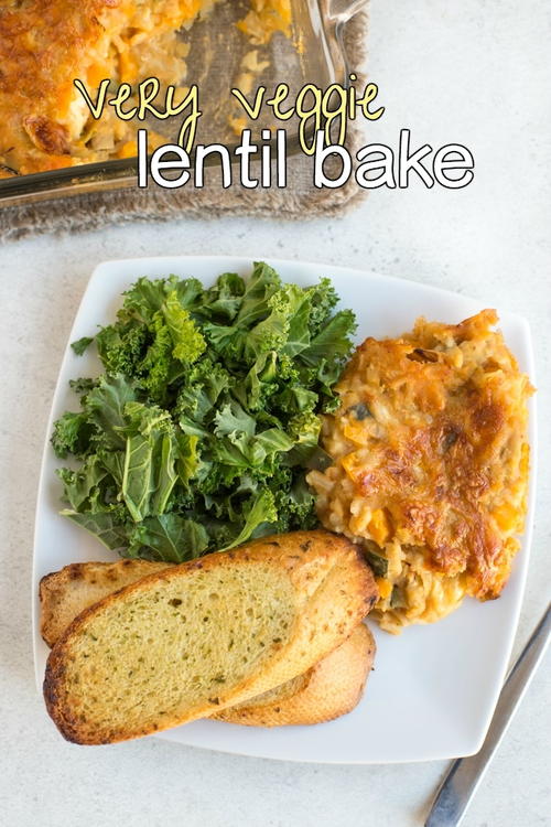 Very Veggie Lentil Bake