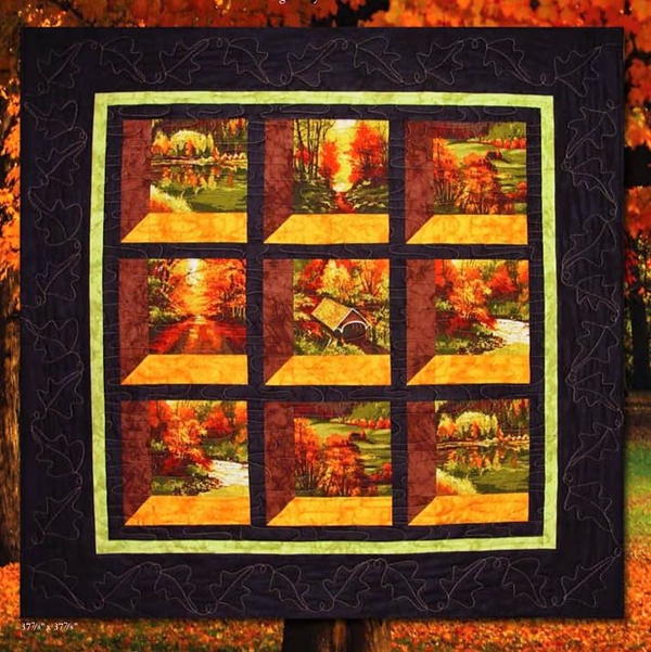 9 Center Panel Quilt Patterns | FaveQuilts.com