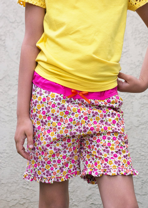 Simple Ruffle Shorts Sewing Pattern