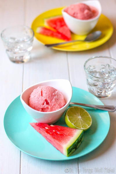 5 Minute Watermelon Ice Cream