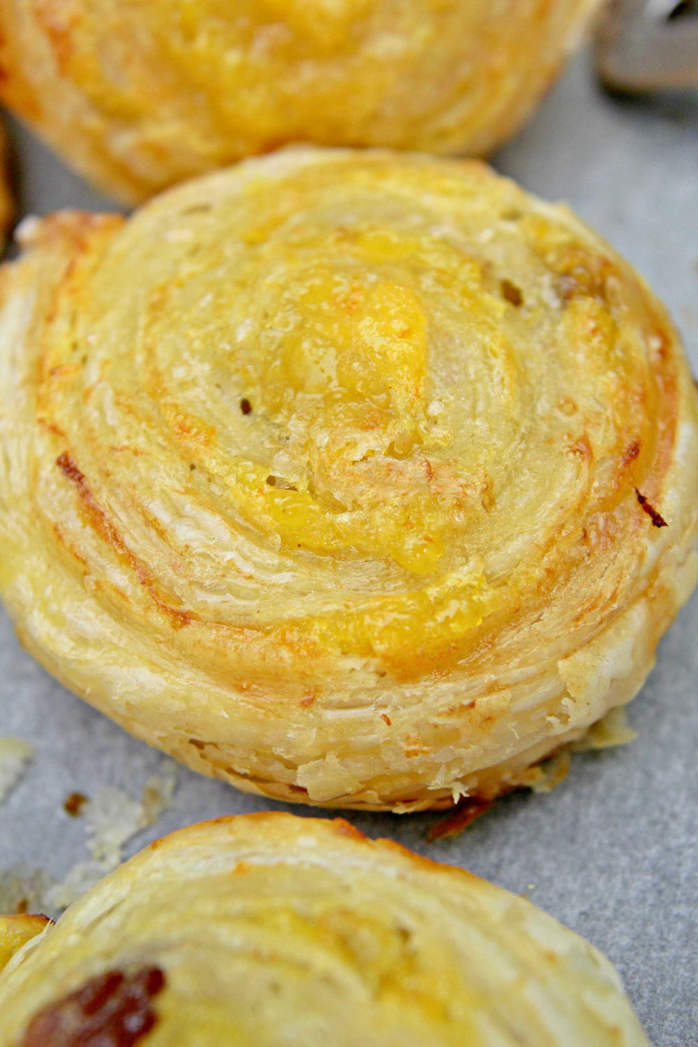 Puff Pastry Orange Pinwheels | TheBestDessertRecipes.com