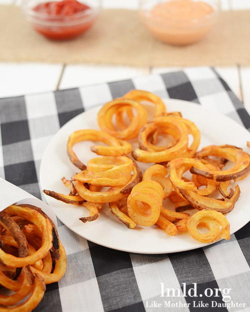 Oven Fried Copycat Arbys Curly Fries