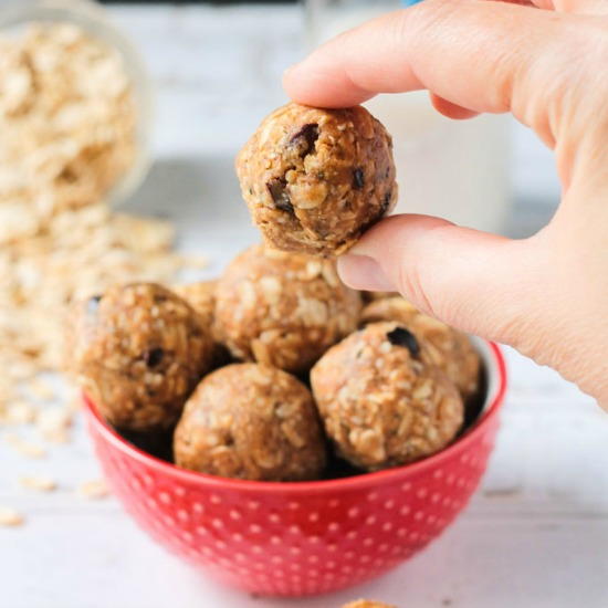 Peanut Butter No Bake Protein Balls with Superfoods