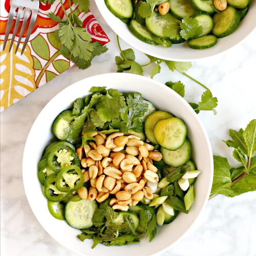 Cucumber Peanut Salad