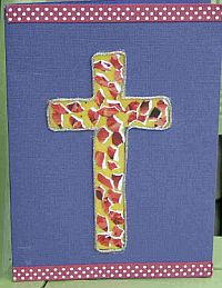 Beaded Religious Easter Card