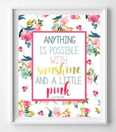 Lilly Pulitzer Inspired Wall Art