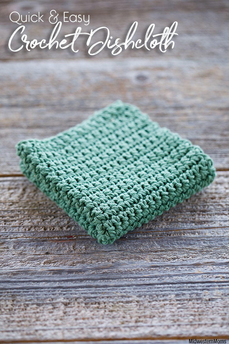 Quick and Easy Crochet Dishcloth Pattern | FaveCrafts.com