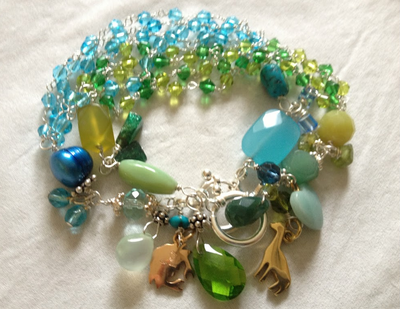 50 Shades of Beads Bracelet