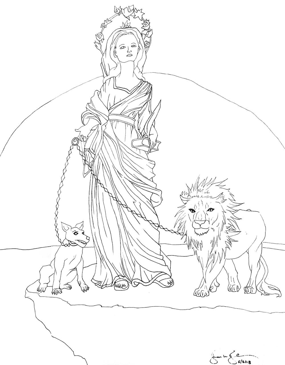 Saint Dominic Coloring Page Coloring Pages