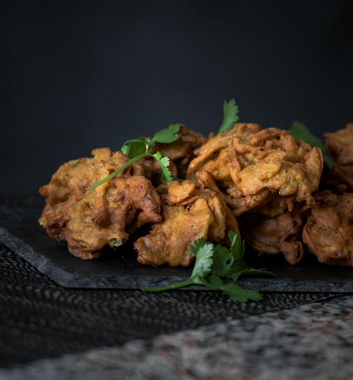 Crispy Onion Bhajis 