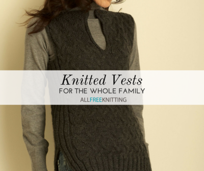 Easy knit vest clearance for beginners