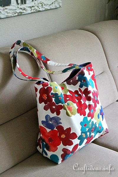 Lovely Lined Shopping Tote