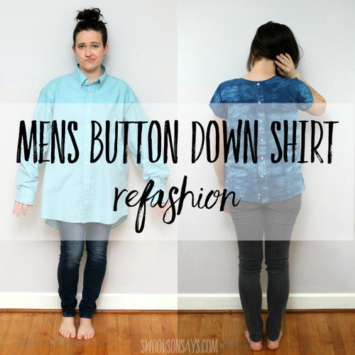 Men's Button down Refashion | AllFreeSewing.com