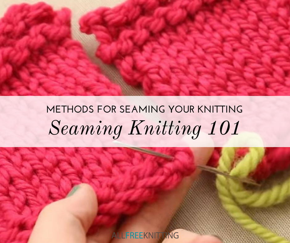 How to sew a vertical invisible seam  Learn how to knit with Cardigang 