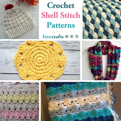 31 Crochet Shell Stitch Patterns You'll Love