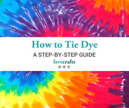 Tie Dye Instructions A Step By Step Guide Favecrafts Com