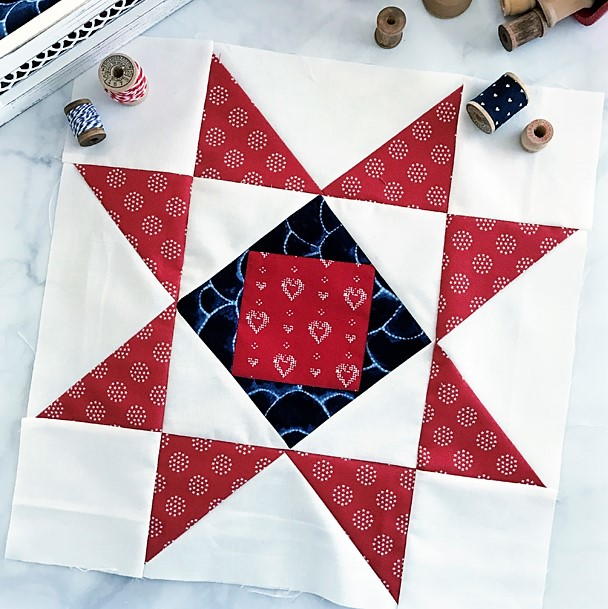 Star Spangled Quilt Block