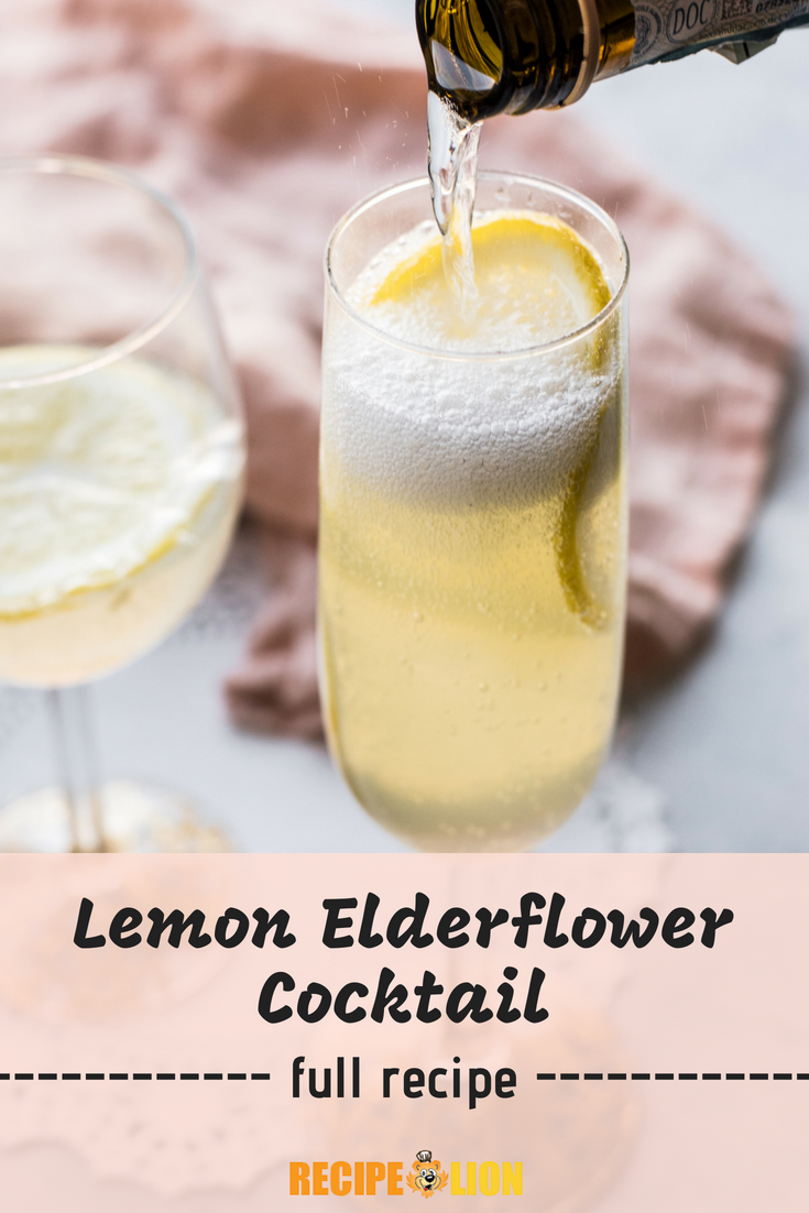 Lemon Elderflower Cocktail Recipe 5490