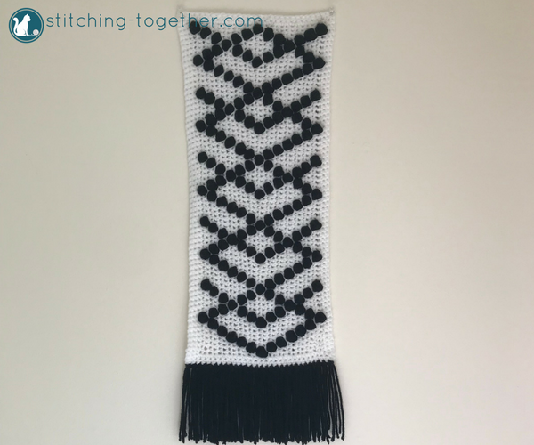 Modern Crochet Wall Hanging