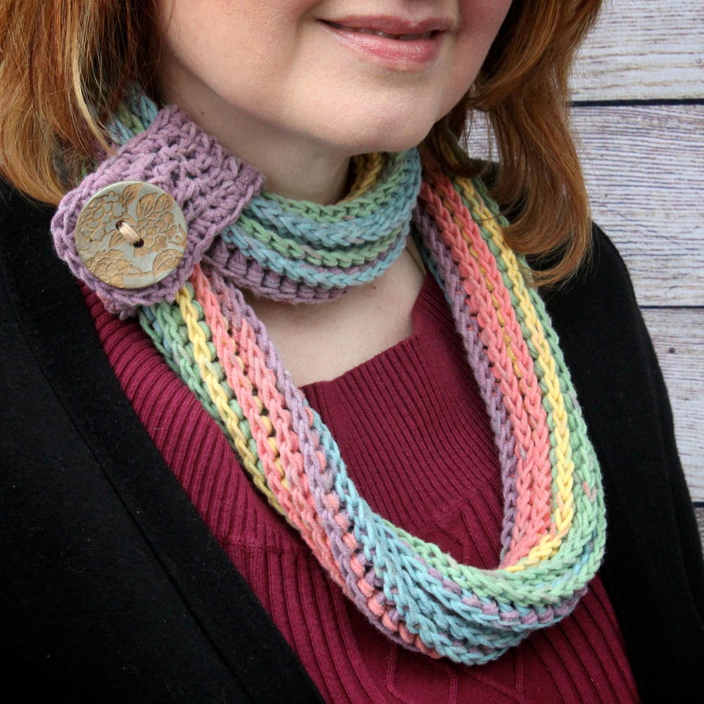 Coiling Colors Cowl | AllFreeCrochet.com