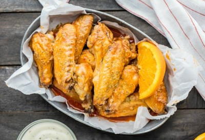 Tangy Baked Orange Wings