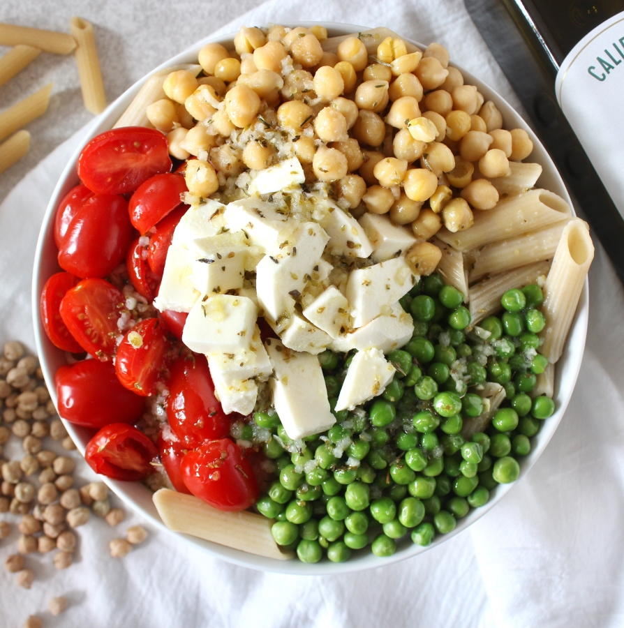 Gluten Free Summer Veggie Pasta Salad | FaveHealthyRecipes.com