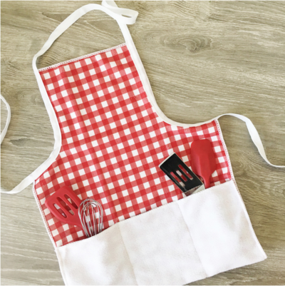 Kids Upcycled Dish Towel Apron