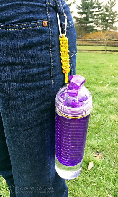 DIY Paracord Water Bottle Holder_1