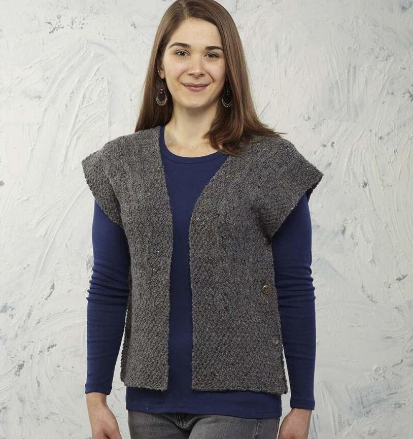 Veronica Knit Ruana Pattern | AllFreeKnitting.com