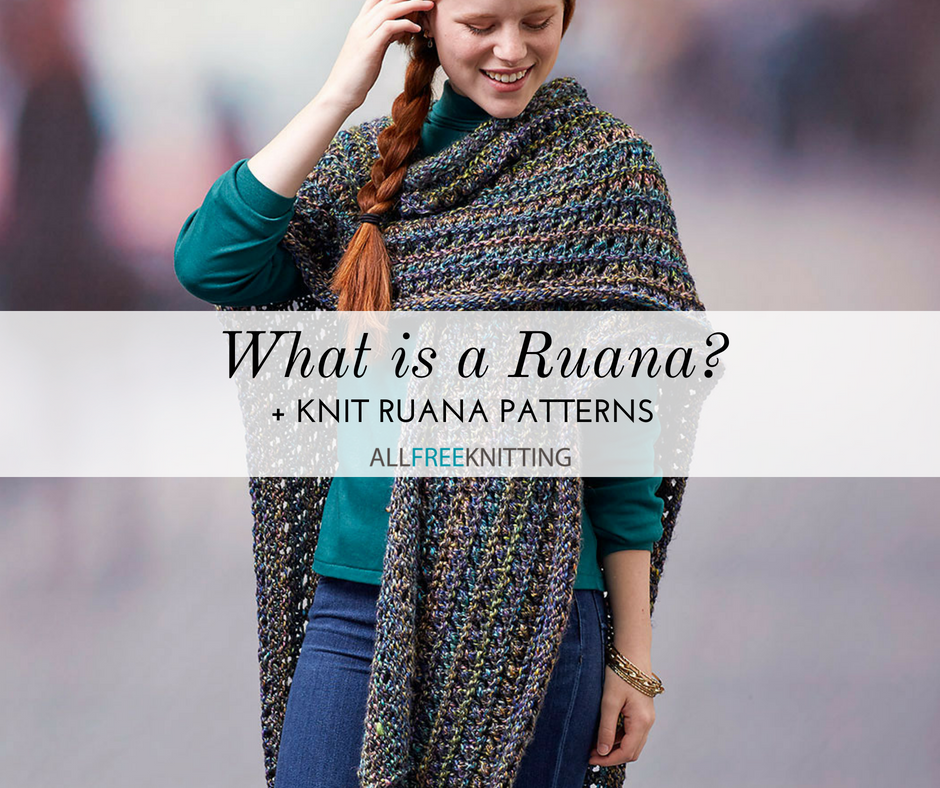 What is a Ruana? + 4 Knit Ruana Patterns | AllFreeKnitting.com