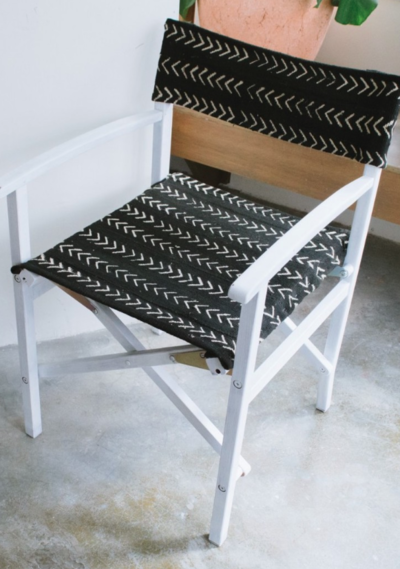DIY Upcycled Safari Chair Reupholster