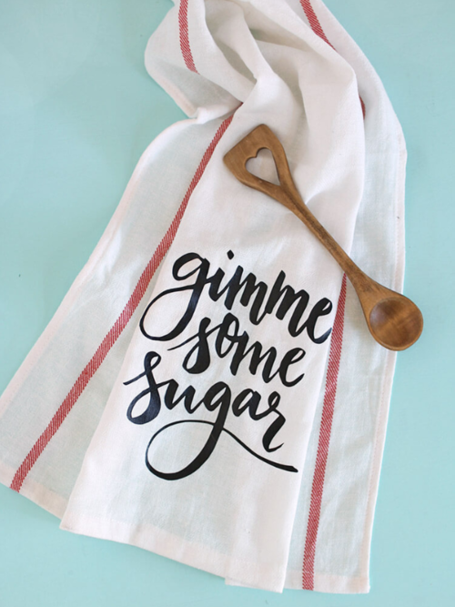 Gimme Some Sugar Dish Cloth Design