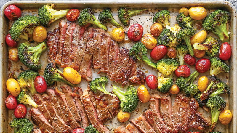 Easy Sheet Pan Steak Dinner