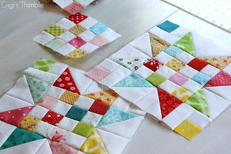 16 patch star quilt block favequiltscom
