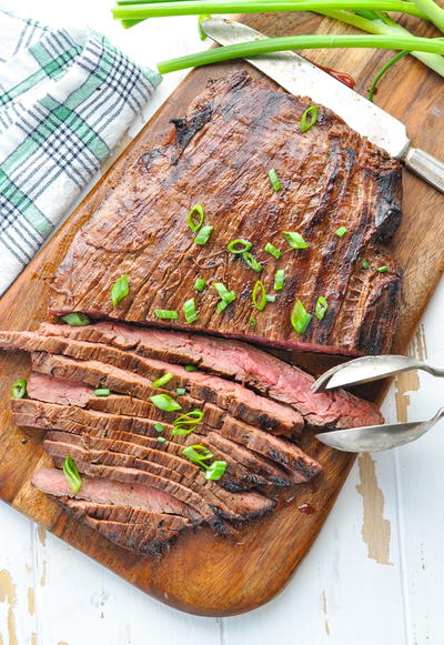 4-Ingredient Marinated Flank Steak