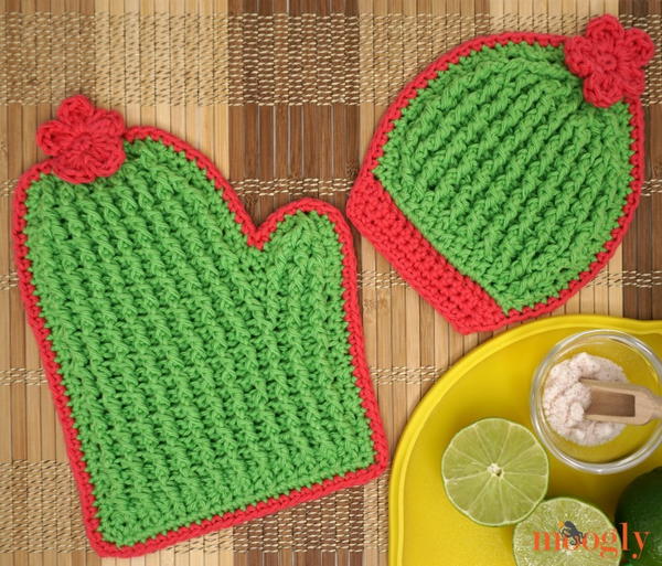 Crochet Cactus Potholders