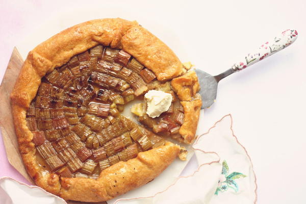 Rhubarb Galette