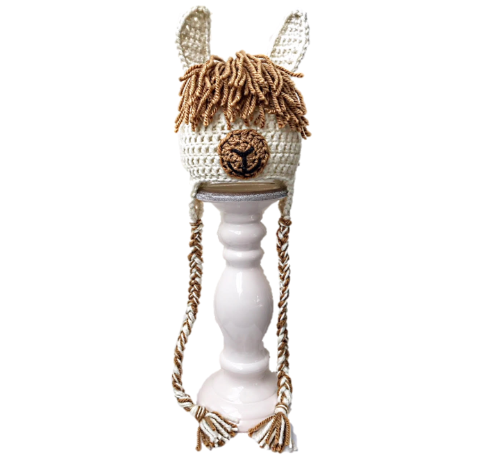 Llama Hat | AllFreeCrochet.com