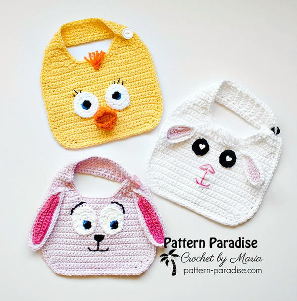 Animal Friends Bibs