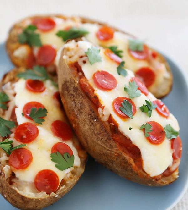 Pizza Party Potato Skins