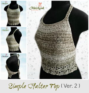 Simple Halter Top | AllFreeCrochet.com